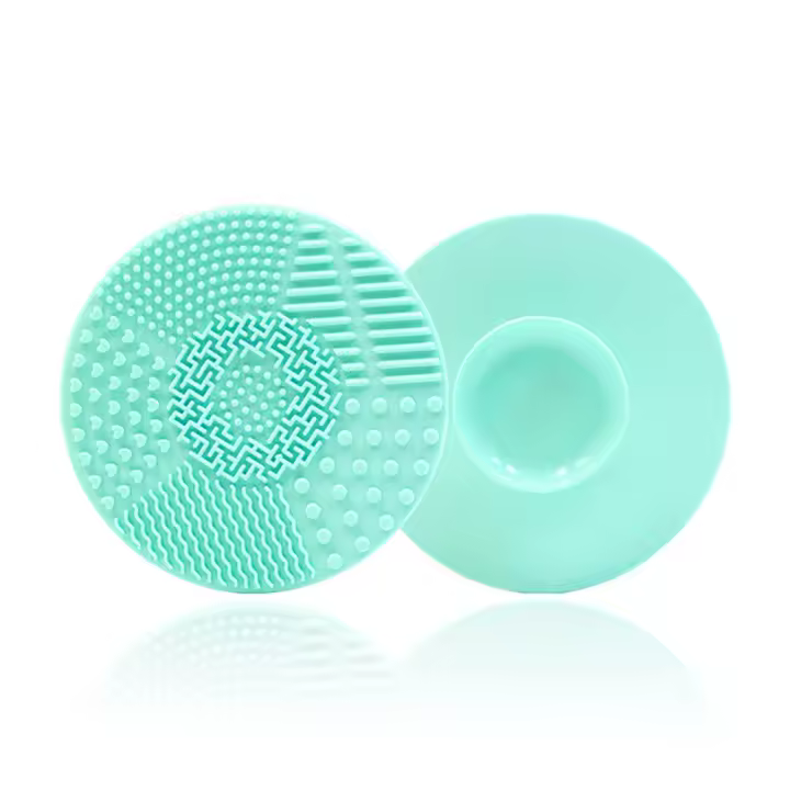Limpieza De Cepillos De Maquillaje Con Gel De Silicona Alfombrilla De Limpieza Para Cepillos De Base Y Maquillaje Herramienta De Limpieza Para Cosméticos - 1