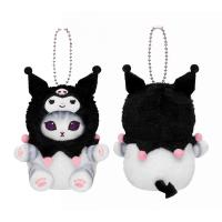 Llavero De Peluche Kawaii Mofusand Hello Kitty Y Kuromi 10-12cm Anime Colgante Para Mochila Sanrio Para Adultos Y Adolescentes - details 12