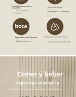 Tazón Automático Para Gatos Y Perros Con Fuente De Agua Gran Capacidad Soporte Elevado Accesorios Para Bebedero De Mascotas - details 2
