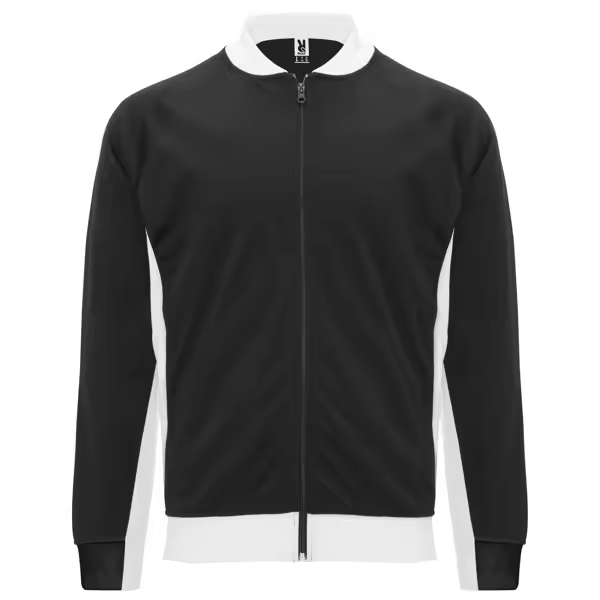 Chaqueta Deportiva Combinada para Hombre – Diseño con Paneles a Contraste, Manga Ránglan y Forro de Rejilla – Marca Roly - 1