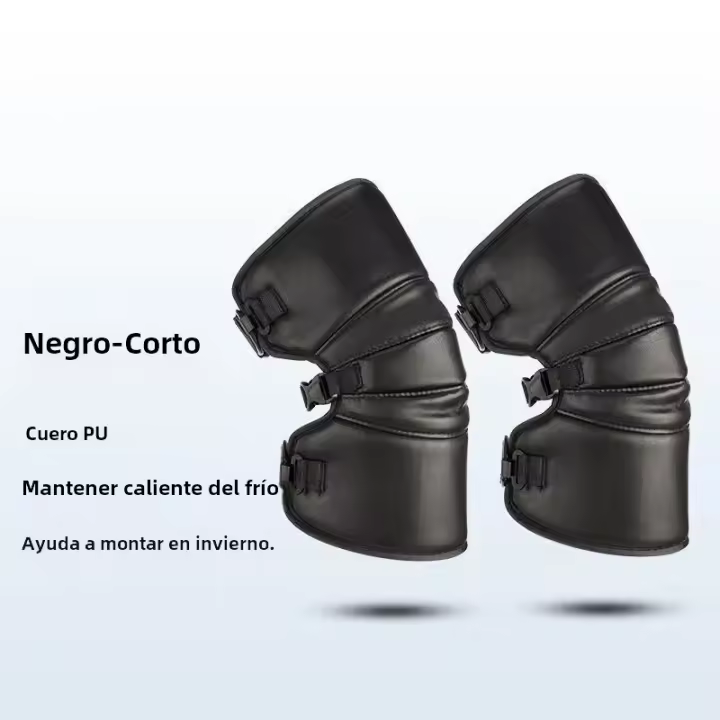 Protector De Rodilla Para Motocicleta Invierno Antigolpes Térmico Para Hombres Equipamiento De Ciclismo Resistente Al Viento Multiple Estilos - 1