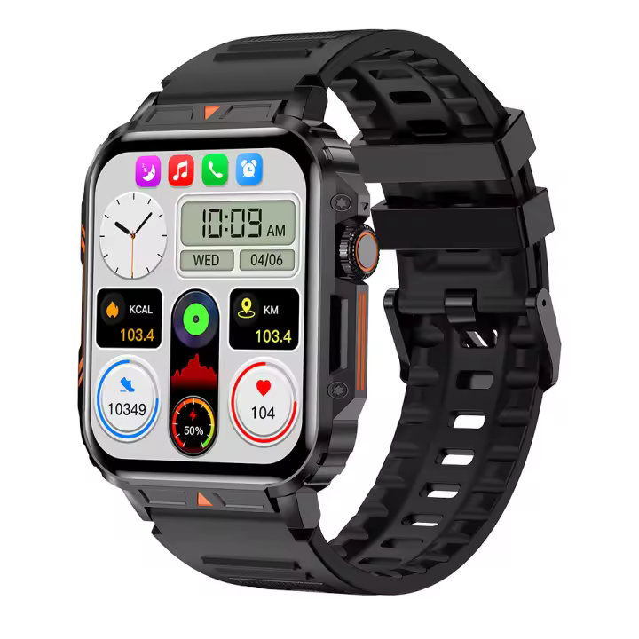 Nuevo Reloj inteligente para helbres, Con Llamada inalambrica, más de 100 Modos Deportivos,Monitor de Ritmo Cardíaco y Sueño - 1