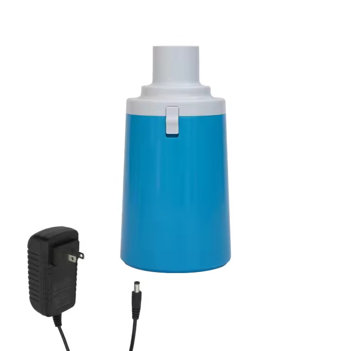 Mini Bomba De Aire Para Inflables Con 2 Boquillas - Inflado Y Desinflado Rápido En 30s Para Flotadores Piscina Cama Inflable Balón De Playa Y Bolsa De Almacenamiento Vacío - 1