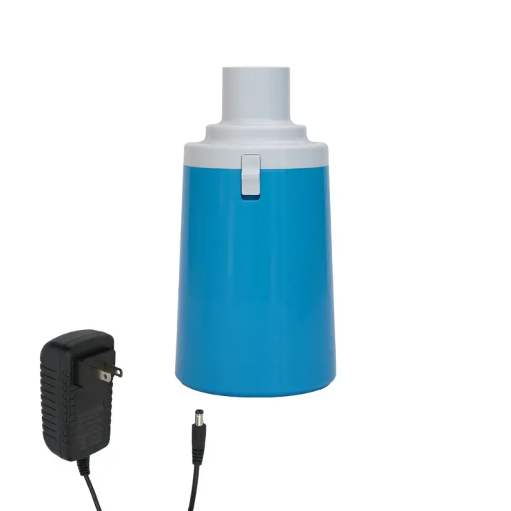 Mini Bomba De Aire Para Inflables Con 2 Boquillas - Inflado Y Desinflado Rápido En 30s Para Flotadores Piscina Cama Inflable Balón De Playa Y Bolsa De Almacenamiento Vacío - 1