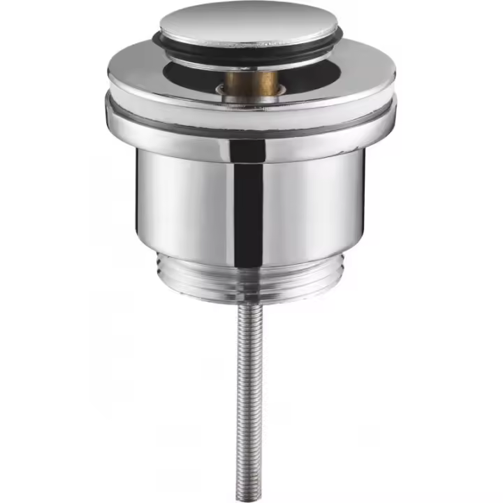 Imex VCC002 válvula de desagüe para lavabos y bidés fabricada en latón cromado enrasada - 1