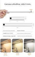 Luz LED Ultrafina USB Para Armario Con Sensor De Movimiento PIR Y Recargable Aluminio Lámpara Portátil Para Cocina Barra Iluminación Nocturna - details 7