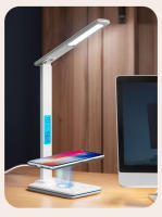 Lámpara De Escritorio LED Con Cargador Inalámbrico Y Puerto USB Luz Nocturna Para Cama Toque Dimmer Amigable Con Los Ojos Para Juego Y Lectura En Casa - details 0