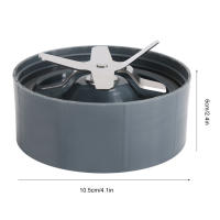 Accesorios de repuesto para rueda de cuchillas extractoras de 6 aletas compatibles con licuadora NB600W 900W - details 3