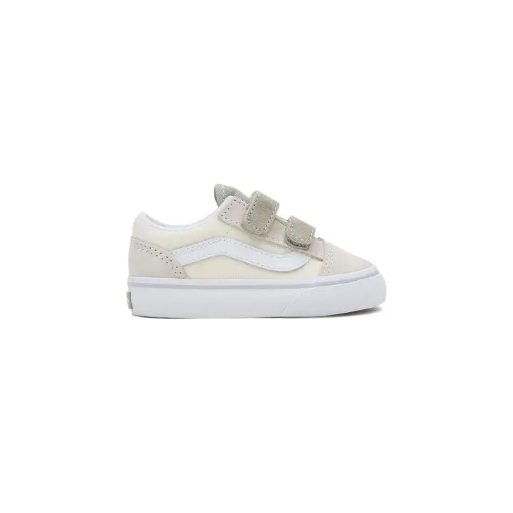 Zapatilla Baby Vans Old Skool V Beige Crema - 1