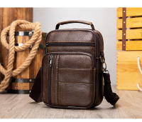 Bolso De Hombro Para Hombre WESTAL De Cuero Genuino Bolsa Mensajera Cruzada Para Tableta De 7.9 Pulgadas Y Móvil Bolsillo De Correa Estilo Vintage - details 15