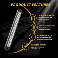 Barra De Luz Para Coche 15LEDs Universal Para Automóvil Camión SUV RV Luz De Freno Señal Lateral Indicador De Giro Advertencia Luz Trasera 12V 24V - details 2