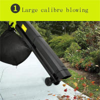 Limpiador de soplado eléctrico 3 en 1, máquina de recolección de polvo y soplado de hojas de jardín, 3000W, novedad - details 2