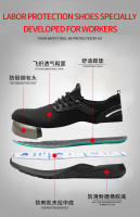 Zapatos De Seguridad Para Hombre Antideslizantes Indestructibles Protección Del Pie Antipinchazos Antideslizantes Suela De Goma Mesh Superior Zapatos De Trabajo - details 2