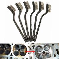Set De 3 Cepillos De Limpieza Con Alambre De Cobre Y Acero Inoxidable Herramientas De Limpieza Para Ruedas De Coche 17cm - details 0