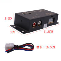 Módulo De Retardo 12V 2 Canales Convertidor De Audio Para Coche Filtro De Frecuencia Para Estéreo Y Altavoces RCA Alto a Bajo - details 3