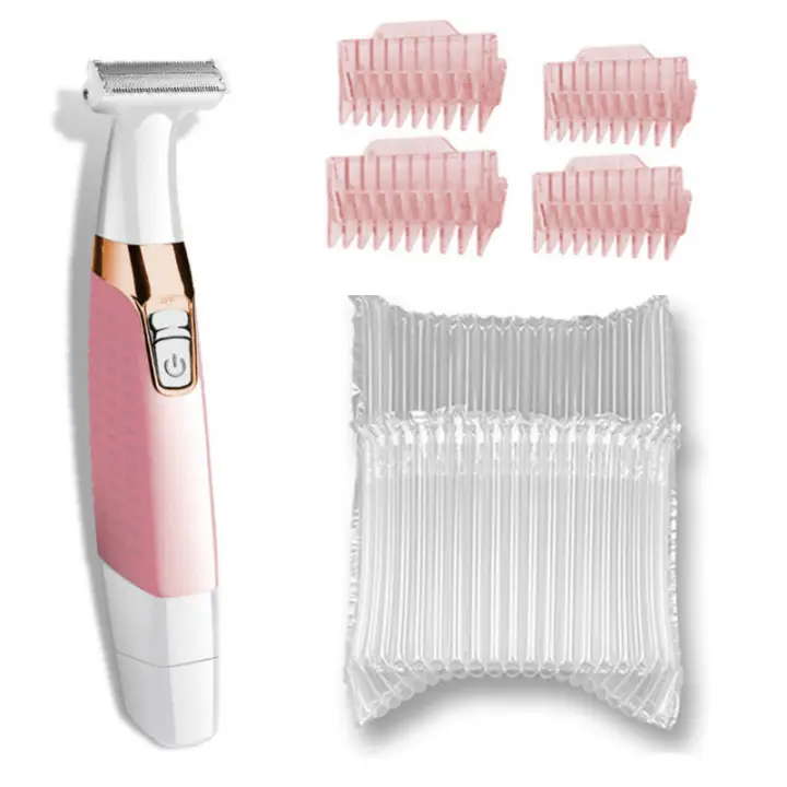 Kemei Afeitadora Eléctrica Recargable Para Mujer Trimmer De Peluca Remoción De Vello Facial Y Corporal Piel Suave Sin Dolor - 1