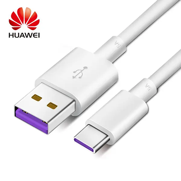 Cable De Carga Super Rápida Tipo C 5A Para Huawei P30 P20 pro Lite Mate20 10 pro P10 plus Lite Compatible Con USB 3.1 - 1