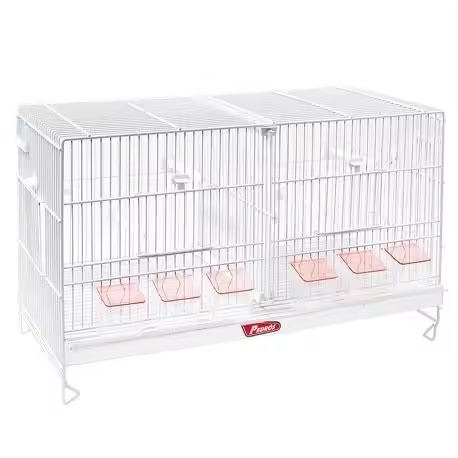Jaula de Cría Pedrós Nova Blanca 60 Cm con Doble Separador - 1