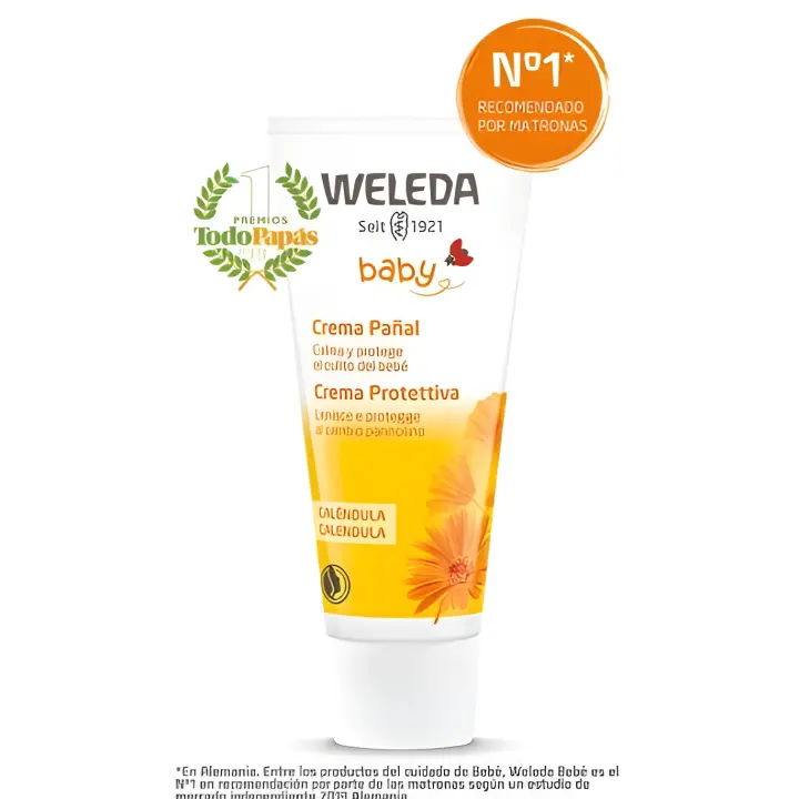 WELEDA CREMA PAÑAL BEBE CALENDULA 1 ENVASE 75 ML - 1