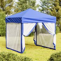 vidaXL Carpa para Fiestas Plegable con Paredes 2x2 m Cenador Color Antracita,  Taupé,  Azul y mas - details 2