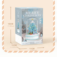 Juguetes De Rompecabezas Para Niños Caja De Música De Árbol De Navidad Con Bloques De Construcción Cristal Regalos De Navidad Para Edad 6-12 - details 11