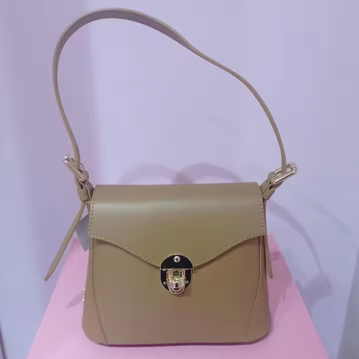 Bolso de piel Chiguagua Camel para mujer, Ref: CHB248517-A - 1