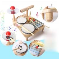 Set De Batería De Madera Para Bebés Juguete Musical Montessori Instrumentos De Percusión Para Niños De 3 a 6 Años - details 3
