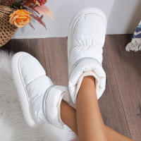 Botas De Piel De Sisal Gruesa Y Antideslizantes Para Mujer Invierno 2024 Nuevas Impermeables Con Suela Gruesa Y Lining De Peluche Botines De Tobillo Cálidos Y Lindos En Colores Variados Talla 36-41 - details 13