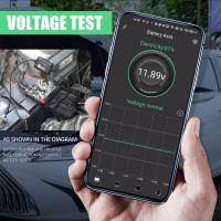 Vgate BA100 Prueba De Batería De Coche Nueva 2023 Monitor 12V Bluetooth 4.0 Asistente De Batería Compatible Con iOS & Android Herramienta De Auxiliar De Batería - details 3