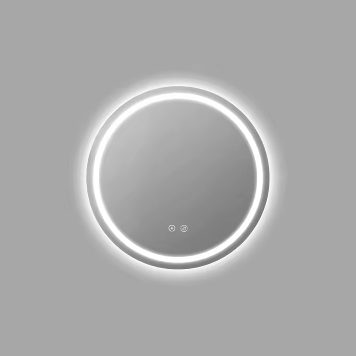 LED Espejo de baño, Espejo de baño con iluminación con 3 Colores de luz Regulables, Espejo de baño con función de Memoria e Interruptor táctil - 1