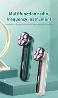 Dispositivo De Facial Con Microcorriente LED Luz Fotónica Máquina Levantamiento De Pecho Masajeador De Piel Rejuvenecimiento Belleza Vibration Rejuvenation Beauty Tool Verde/Azul - details 0