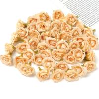 10/40Pcs Rosas Artificiales 2CM Decoración Para Hogar Jardín Boda DIY Scrapbook Guirnalda Regalo Accesorio Flores Silken - details 9