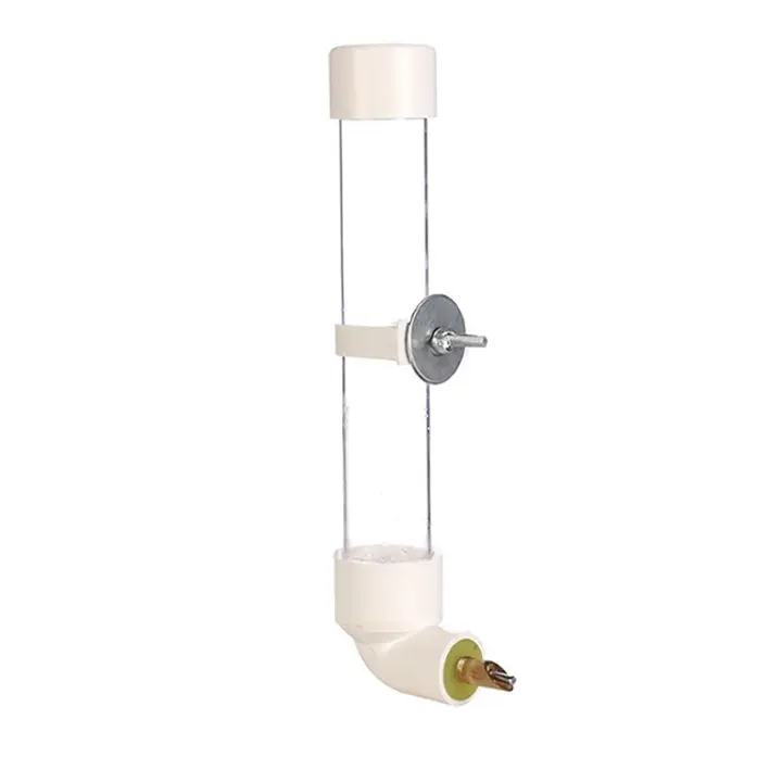 Botella De Agua Automática Para Perros Y Gatos 130ml Accesorios Para Jaulas De Conejos Y Chinchillas Colgante Y Anti Desbordamiento - 1