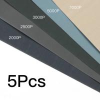 5Pcs Papel De Herramienta De Abrasivo 2000 2500 3000 5000 7000 Grados Mixtos Para Seco Y Acuoso Sandpaper - details 3