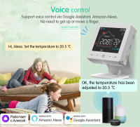Termostato Inteligente Inalámbrico WiFi Tuya Para Calefacción De Boilera Programable Control Remoto De Temperatura De Habitación Compatible Con Alexa Google - details 6