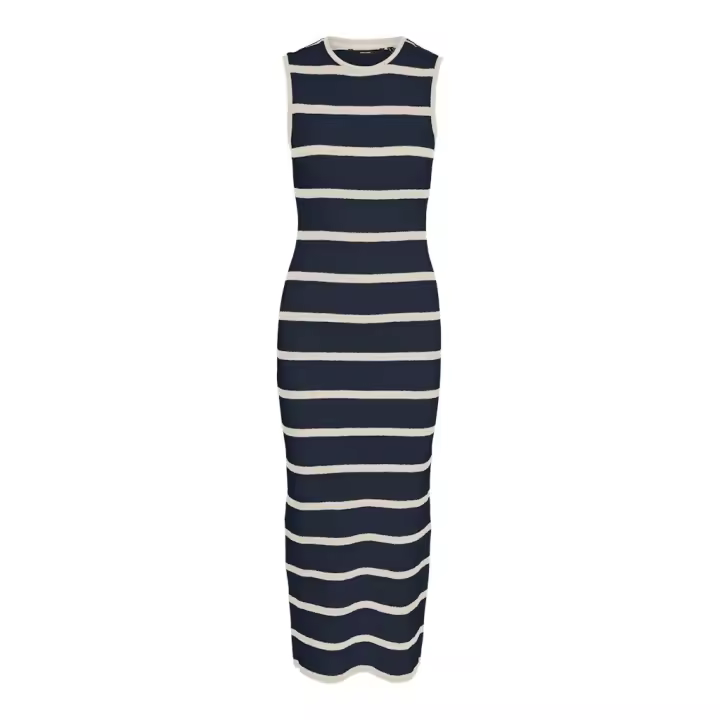 Vero Moda Vestido mujer VMWANDA SL O-NECK 7/8 DRESS BOO - 1