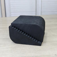 Bloque De Squat Wedge Para Entrenamiento De Fuerza Y Equilibrio En Yoga Y Levantamiento De Peso Estirador De Calfe Doble Cara De Madera Resistente Para Ejercicio De Piernas - details 4