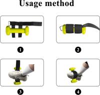 Tib Barra Extensión De Pierna Estrás Trener De Entrenamiento De Fuerza Alivio De Dolores En Las Rodillas Para Ejercicios De Salud Y Fitness - details 1