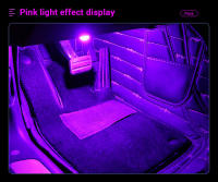 BLALION Luz Ambiental LED Para Coche Con USB Iluminación De Ambiente De Color Neón Para Decoración Del Interior Del Coche - details 3