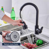 Grifo De Cocina De Niquel Pulido Con Extensión Para Fregadero Montado En La Plataforma Grifo De Agua Caliente Y Fría De Acero Inoxidable Con Cabezal De Rociador Y Control Por Manija Vertical - details 8