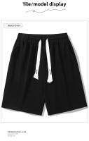 Shorts Deportivos Para Hombre Verano Malla Helada Secado Rápido Estilo Waffle Con Cordón Pantalones Cuatro Cuartos Moda - details 7