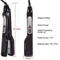 Plancha de pelo profesional, vapor y plancha de pelo en uno, calentamiento rápido hasta 60s, temperatura regulable, doble voltaje, apta para todo tipo de cabello - details 3