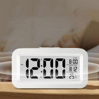 Reloj De Alarma Digital LCD Con Calendario Y Termómetro Para Escritorio Decoración De Oficina Y Viaje Reloj Inteligente Para Estudiantes Presente - details 11