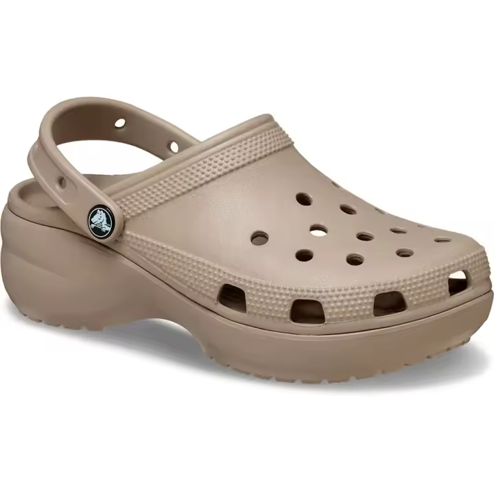 Crocs Zuecos Classic Platform Marrón - 1