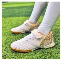 Zapatos De Fútbol Para Niños Entrenamiento Profesional Botas De Fútbol Microfibra Suave Suela De Turf Adecuados Para Chicos - details 4