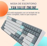 Teclado Mecánico De Juego Aigo GD110 110 Teclas Con Switch Rojo Y Cable USB Tipo-c Teclado Gamer Recargable Sin Retroiluminación - details 8