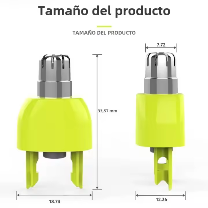 Cabezal De Aparato De Peluquería Para Nariz YS00038 Compatible Con QP2520 QP2630 QP6520 QP6530 Apto Para Hombres Material De Acero Inoxidable Recargable - 1
