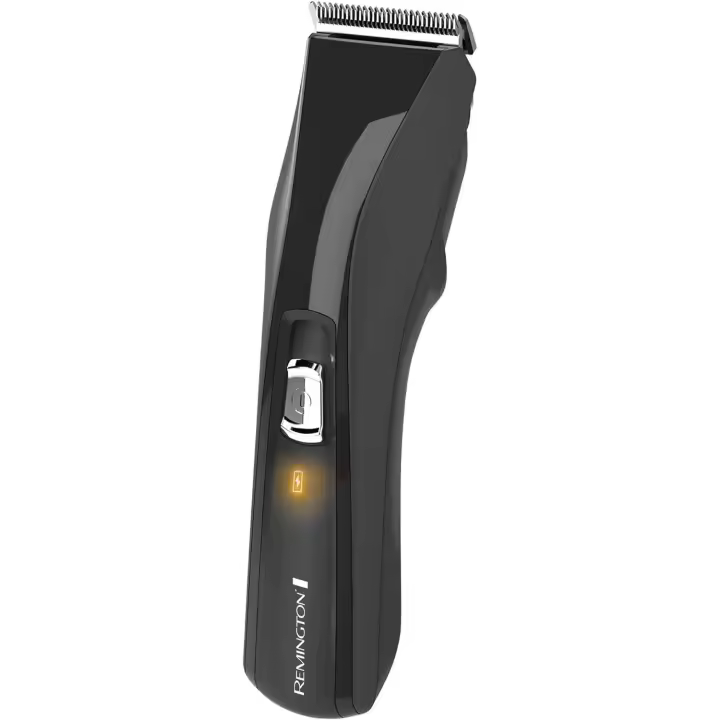 Remington HC5150 Cortapelos, Máquina de Cortar, con Cuchillas de Acero Avanzado, 2 Peines con 15 Longitudes, Piloto Indicador de Carga, Cepillo para Limpieza, Negro - 1