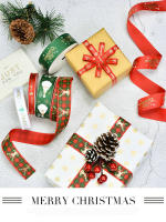 Cinta De Navidad De 5 Metros 15mm 25mm Satinada Para Embalaje De Regalos Y Decoración De Navidad DIY Artesanía Hecha a Mano - details 3
