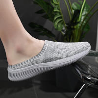 Zapatos Casuales De Malla Para Hombre Verano Transpirables Media Zapatos Comodidad Interior Exterior Parejas Moda Planos Antideslizantes Tamaño True Fit - details 17